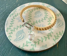 Load image into Gallery viewer, Silver Basket Charm Bracelet
